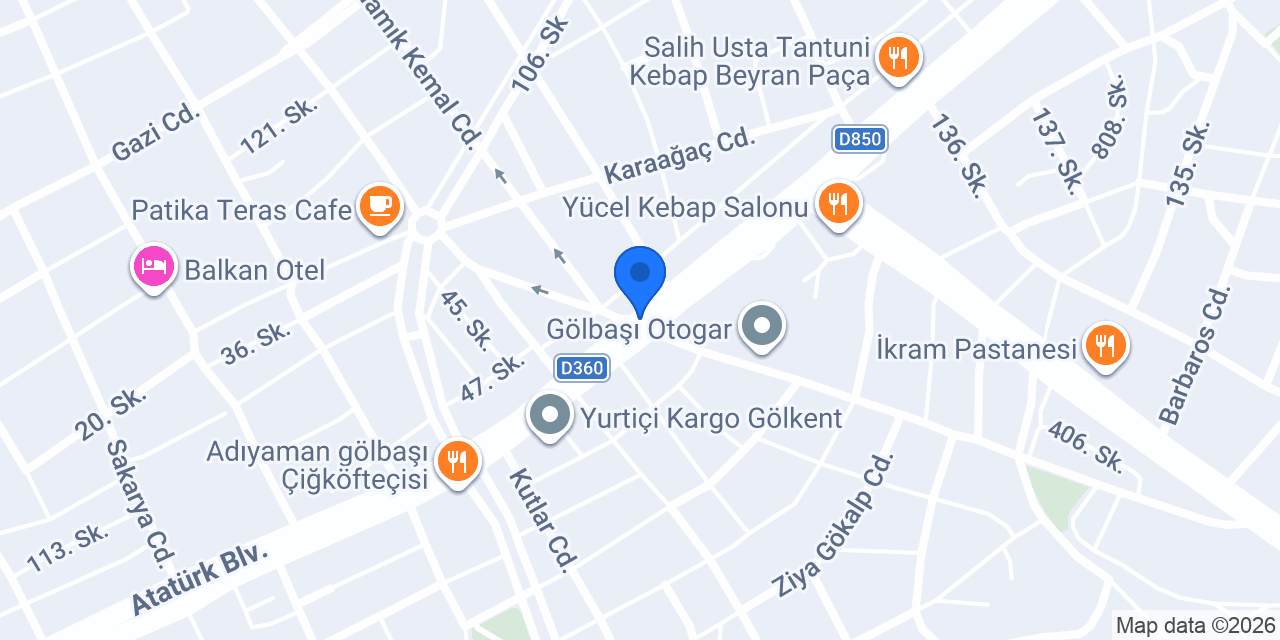 Ekincioğlu Petek Pastanesi konumu