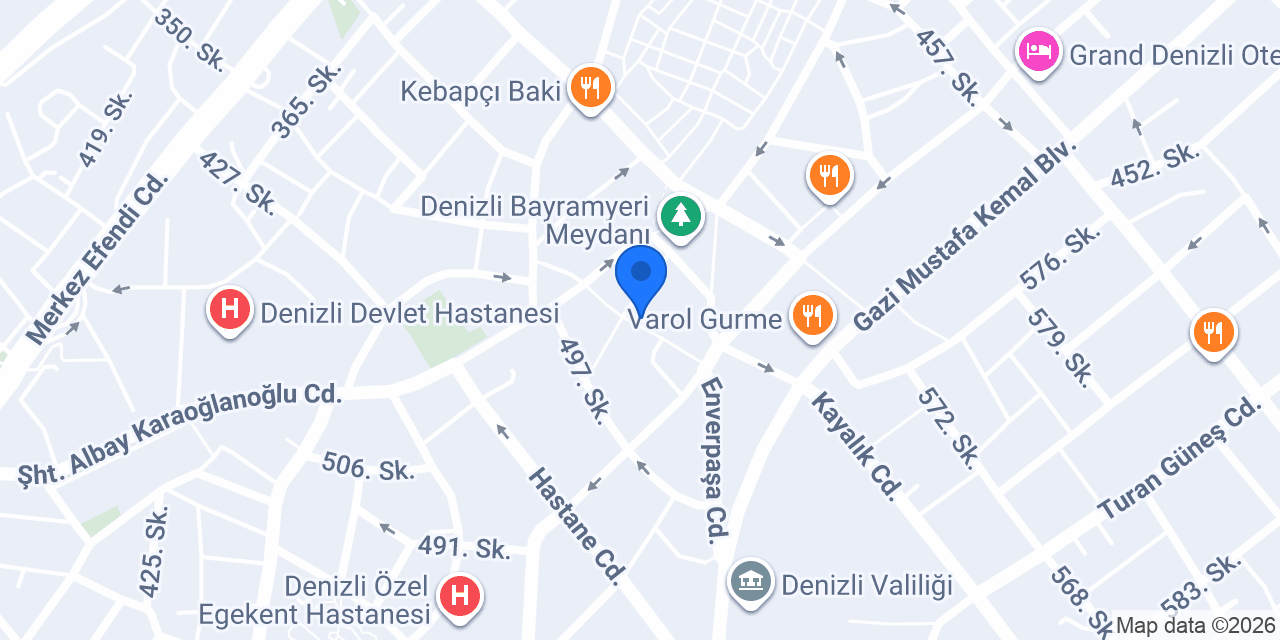 Tekno DRY Kuru Temizleme konumu