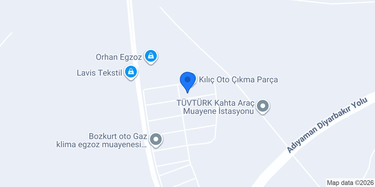 Eminoğulları oto yedek parça konumu
