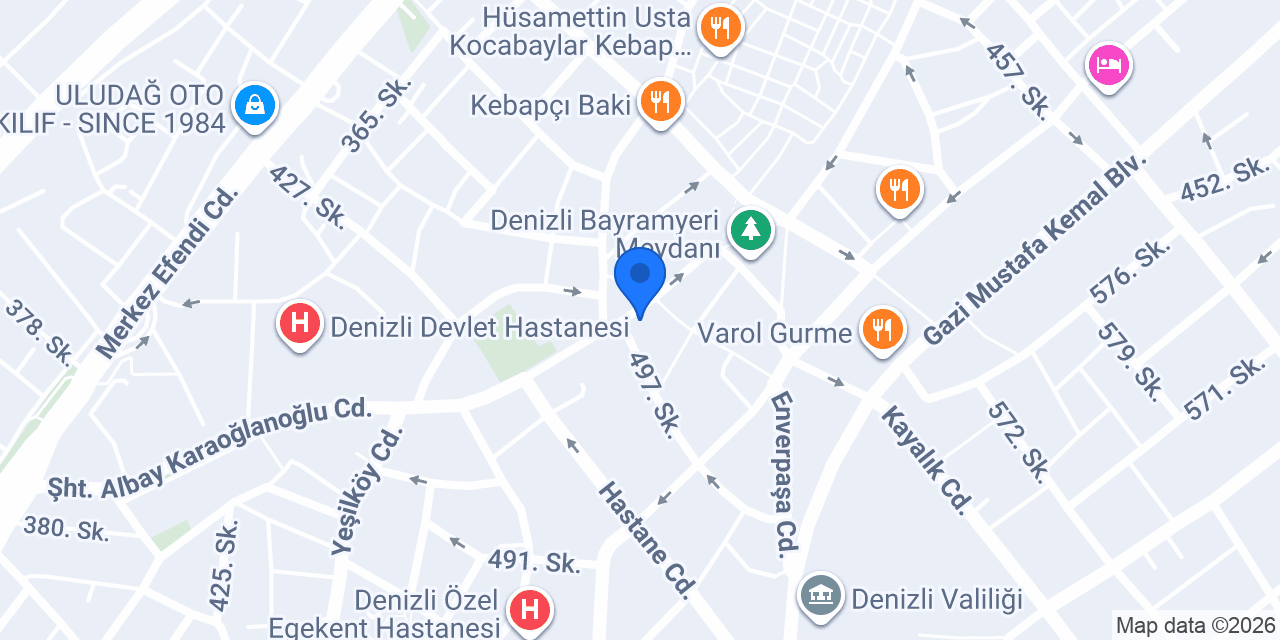 Denizlide Diş Hekimi - Dr. Hatice Göncüoğlu konumu