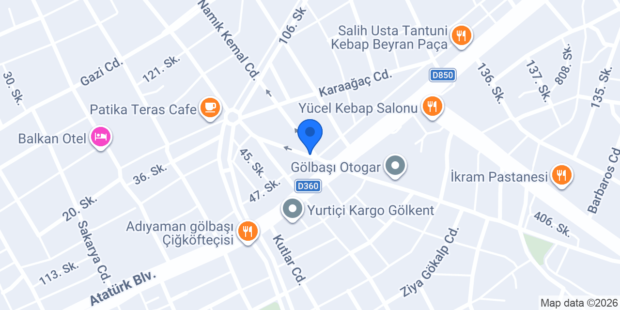 Merkez Dershanesi konumu