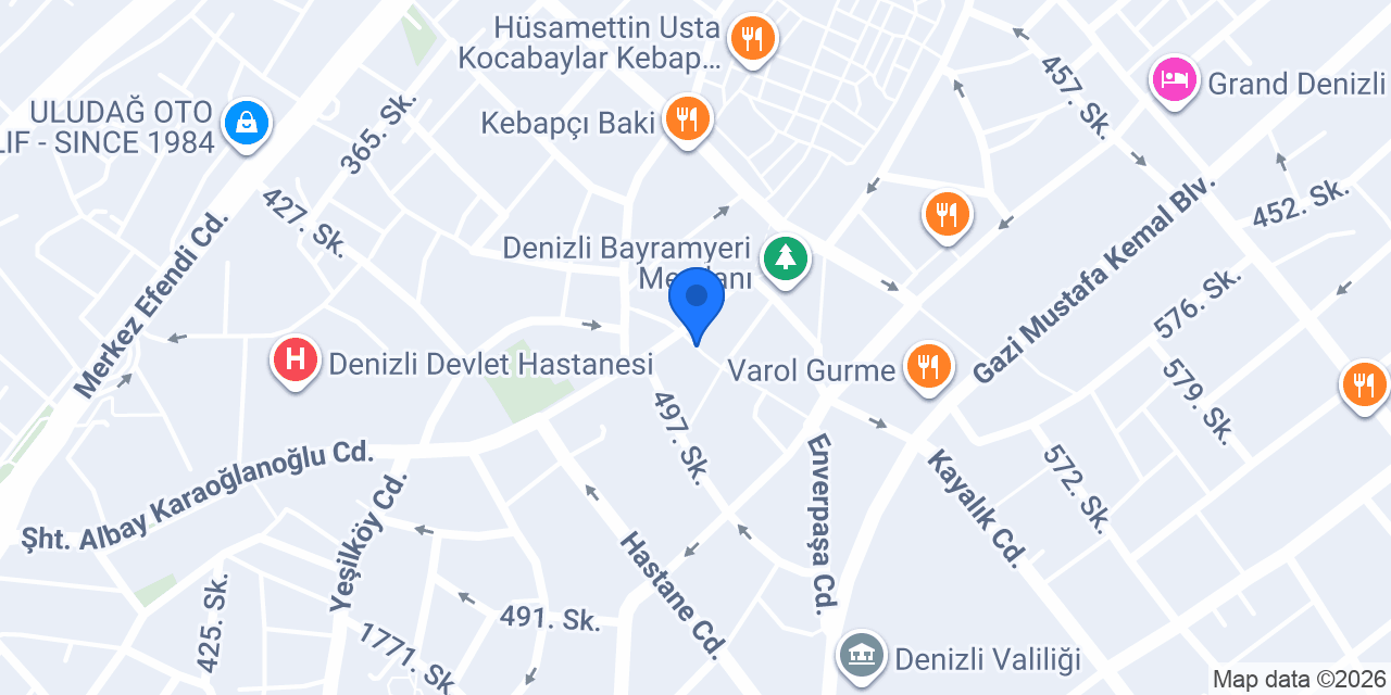 Yağmur Eşarp konumu