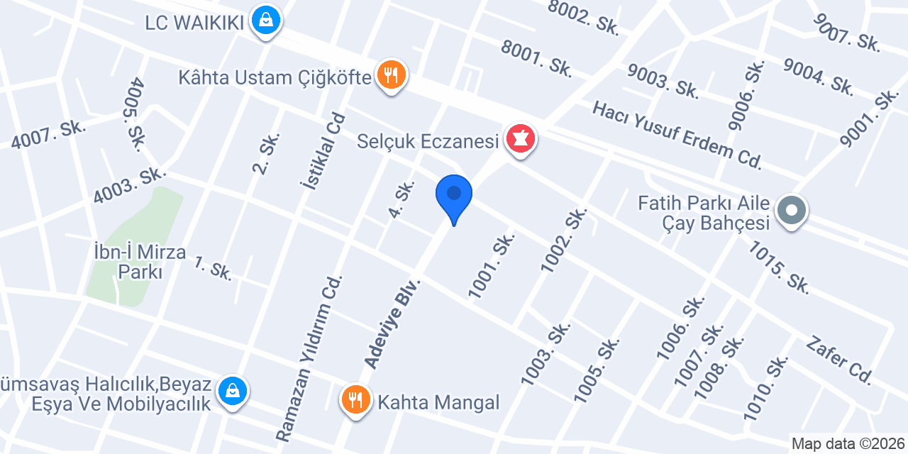 Mustafa Özbek Diş Kliniği konumu
