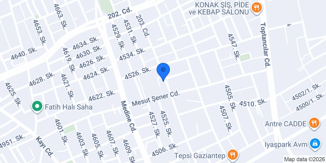 Mody Bistro konumu