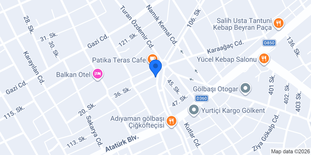 Gölbaşı Noterliği konumu