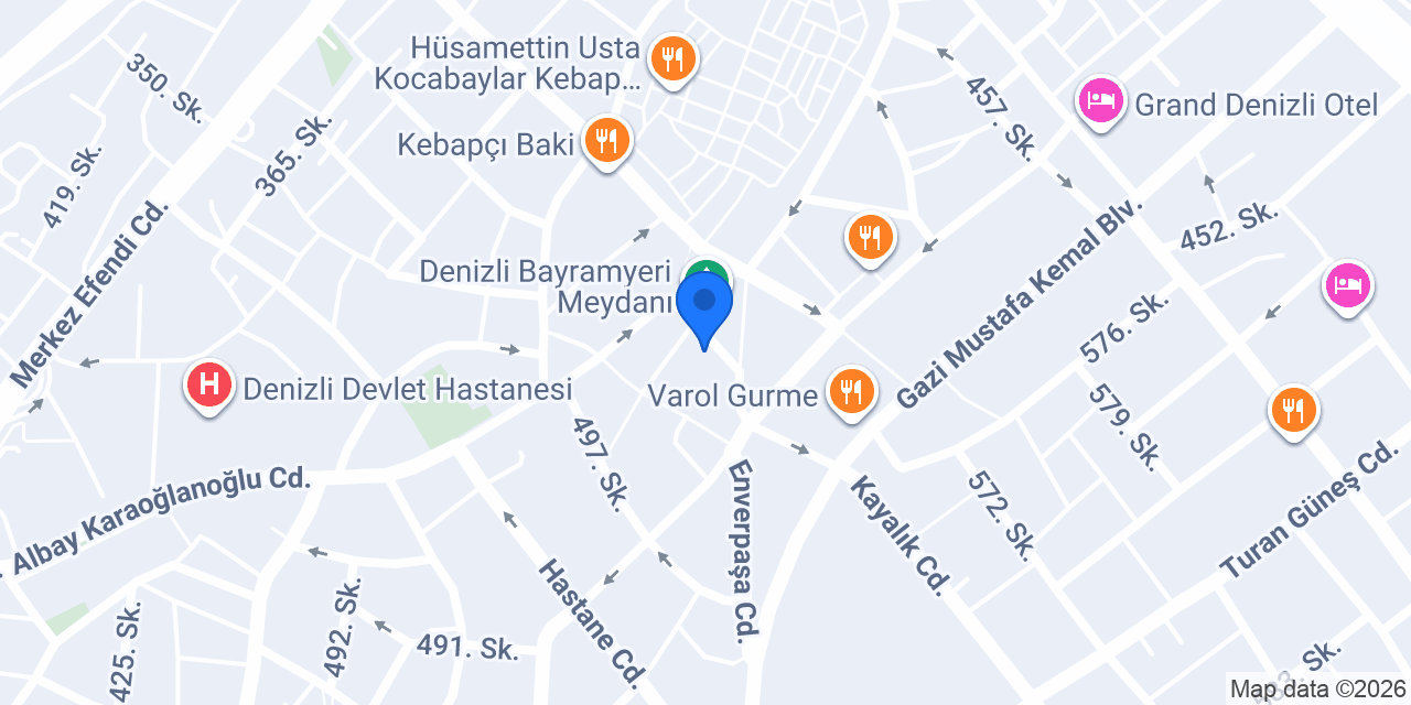 Doyuran Pastanesi konumu