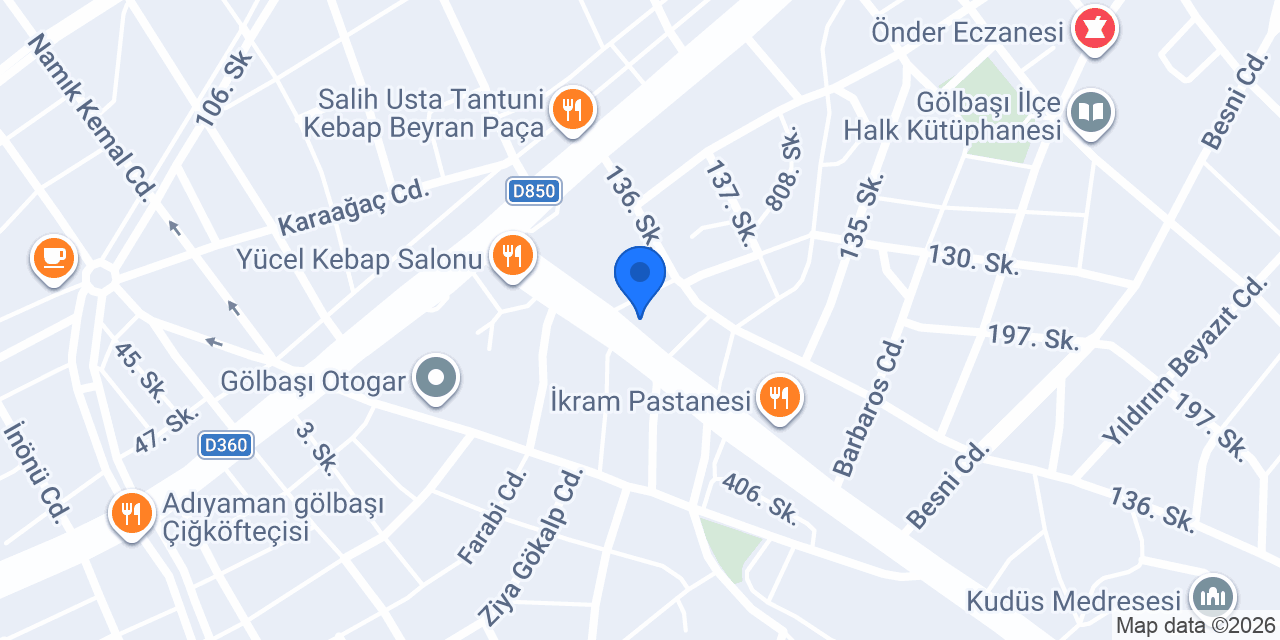 Yücel Tekel Bayi konumu