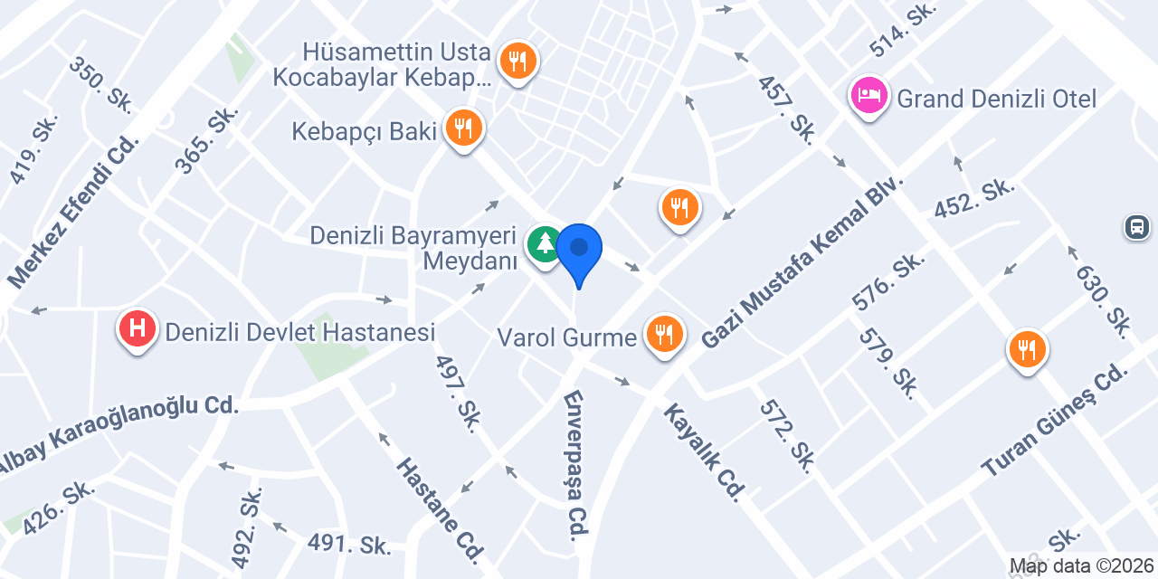 KINALI Kuyumculuk konumu