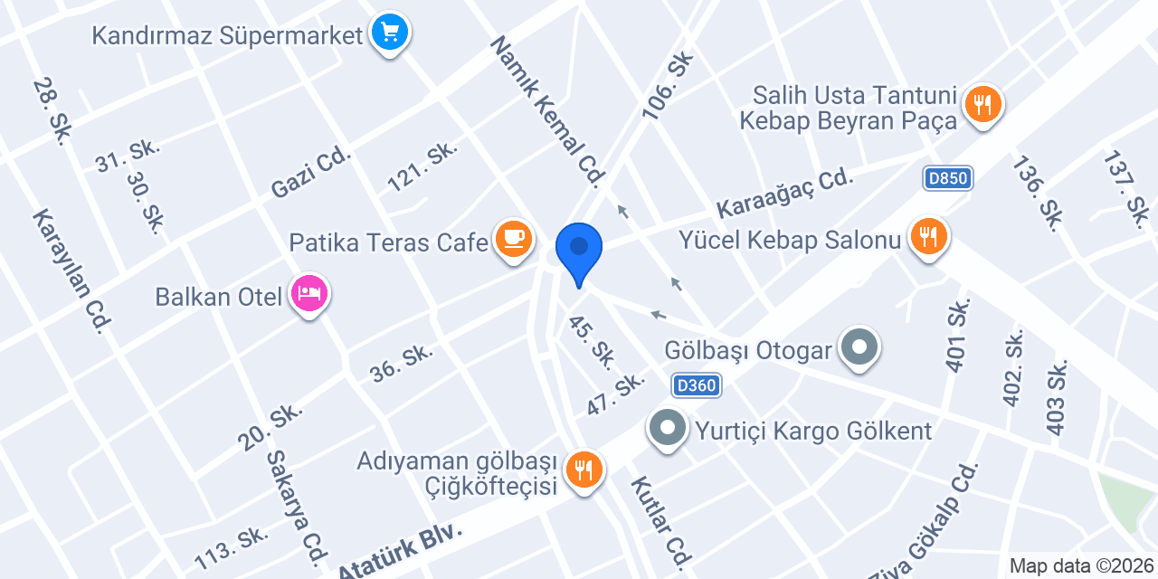 Duru Gümüşçülük konumu