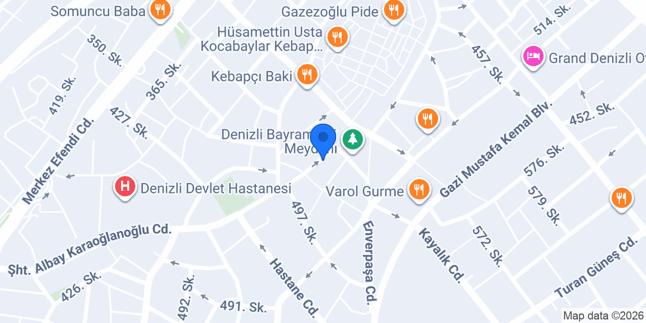 Şato Döner konumu
