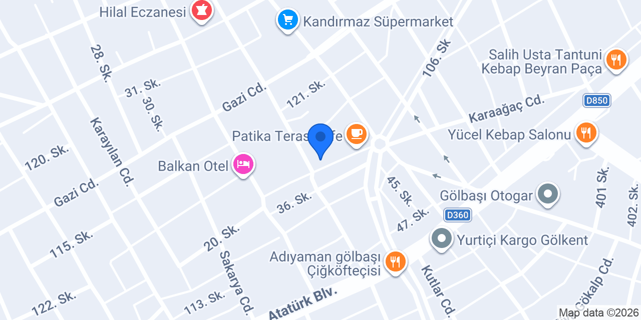Gölbaşı Belediyesi konumu