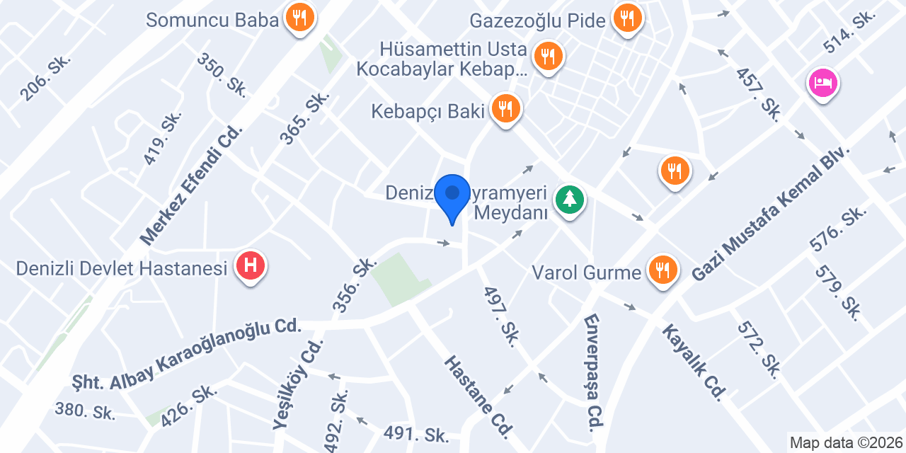 Öz-Tay Tekel Bayii konumu