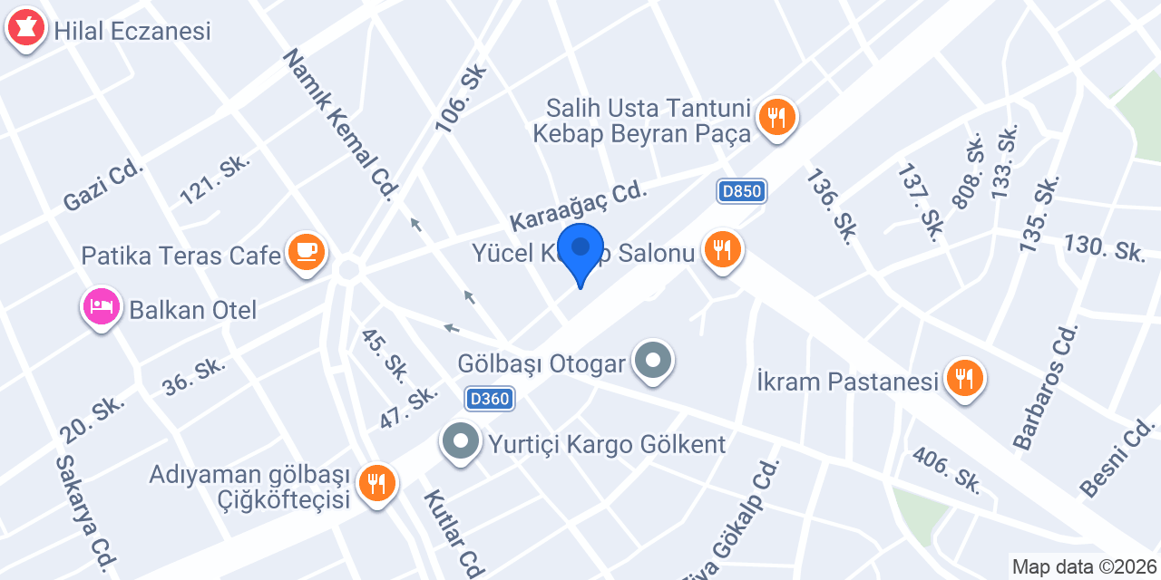 Balkar İlköğretim Okulu konumu