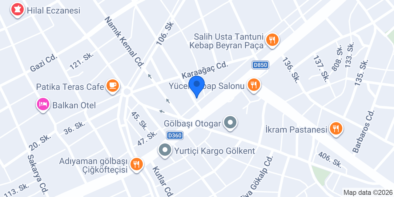 Özdemir Kebap Salonu konumu