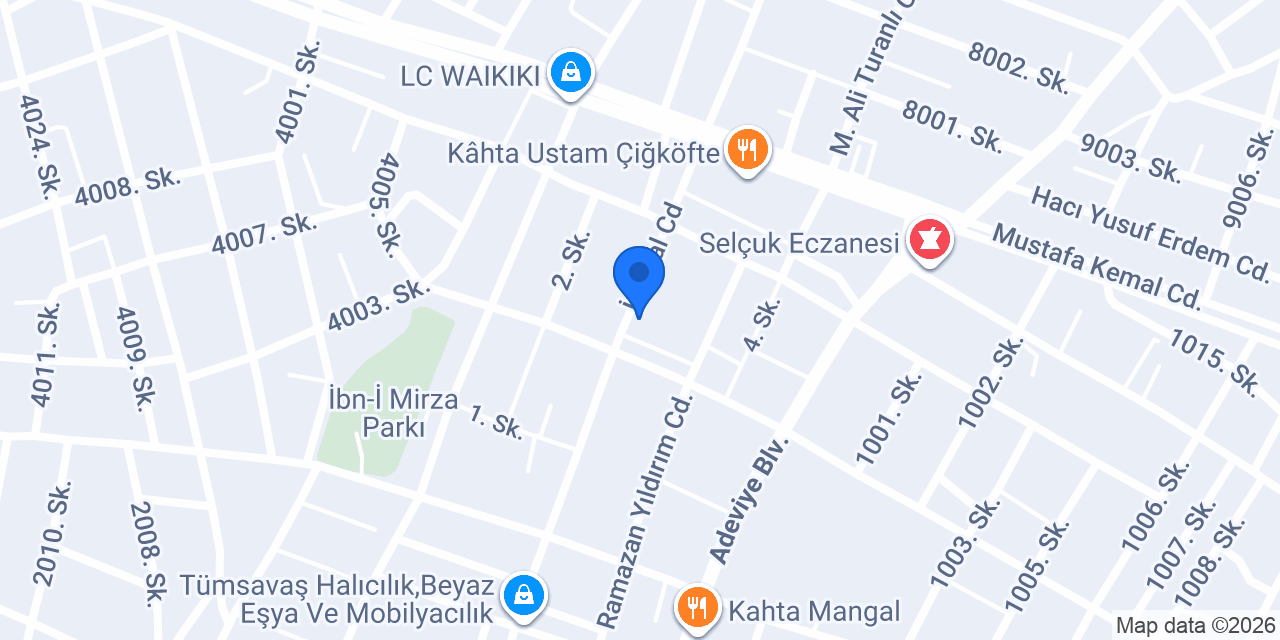 Kahta Dündar Emlak konumu