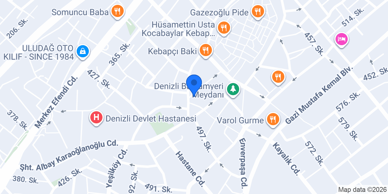 Yılmaz terzi konumu