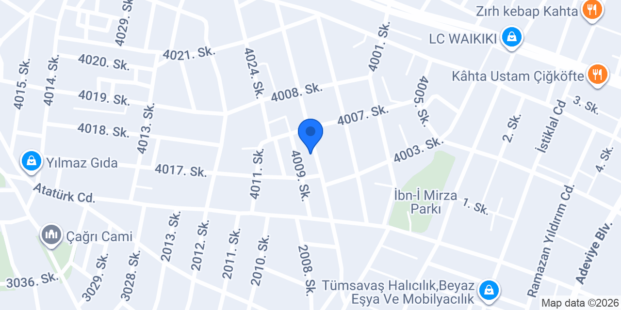 Çiğköfteci Özcan usta konumu