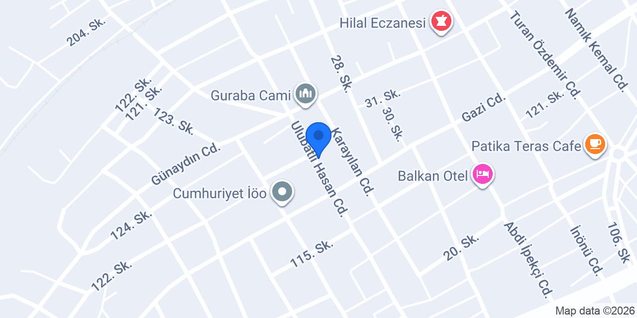 KOZA BUTİK konumu