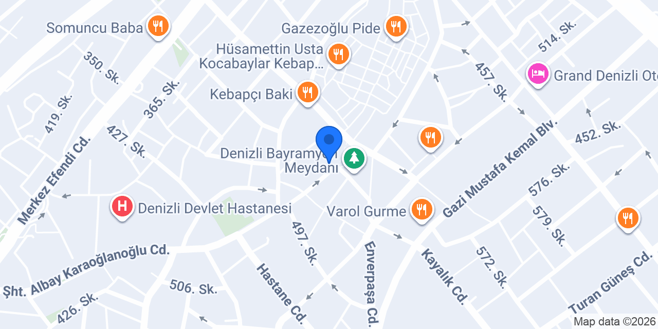 Yılmaz Mücevher konumu