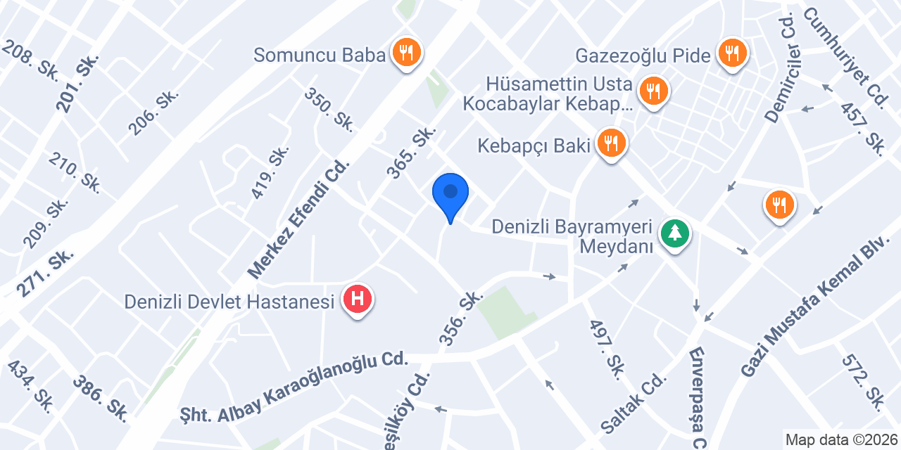 ERKILIÇ TEKSTİL konumu