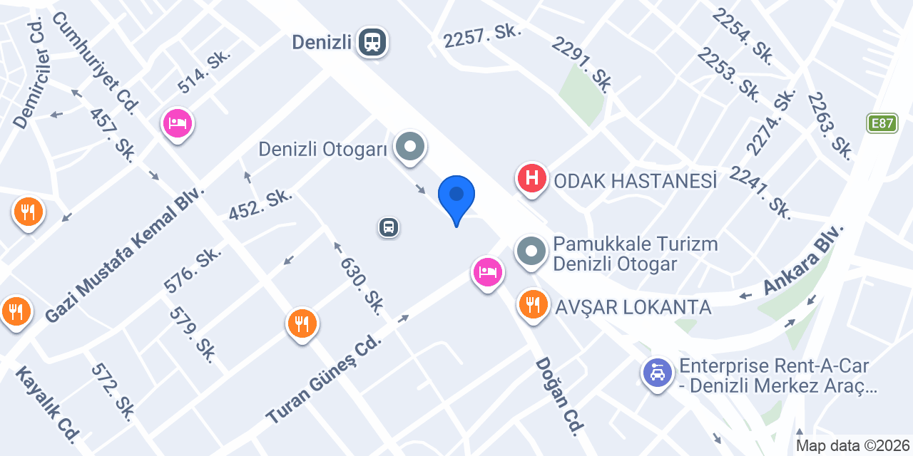 Köseoğlu Turizm konumu