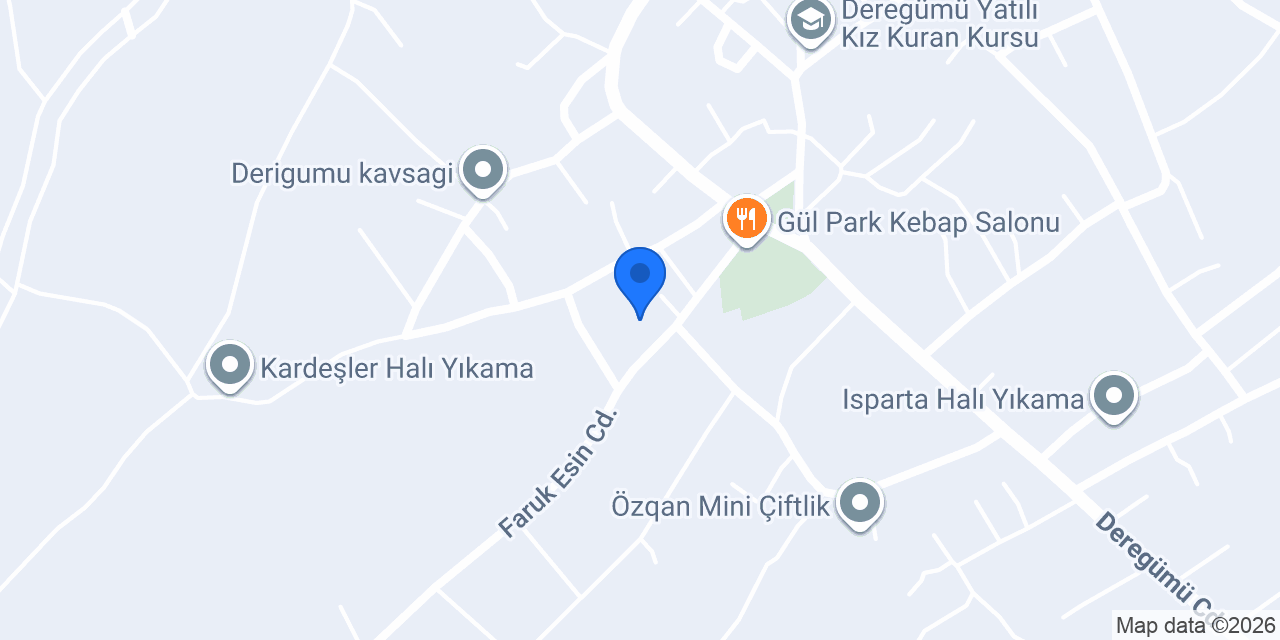 Akıllı halı yıkama konumu