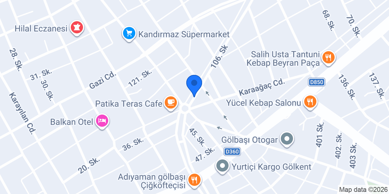 Seçkin Bayan Kuaförü /Gölbaşı Adıyaman konumu