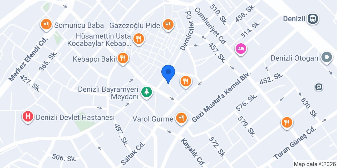 Gökalp Mobilya konumu