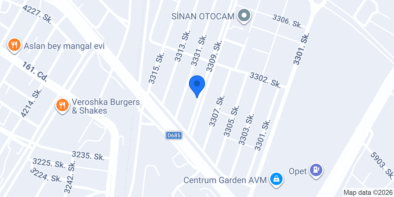 ÜNLÜLER MOTORS konumu