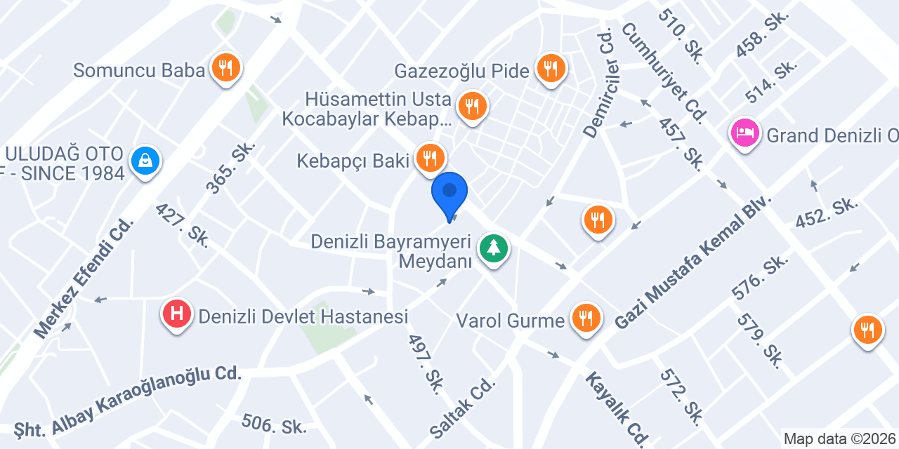 Deligöz Gıda konumu