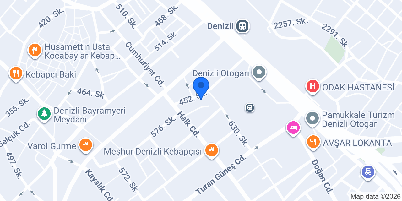 DENİZLİ DÜGÜN DAVET konumu