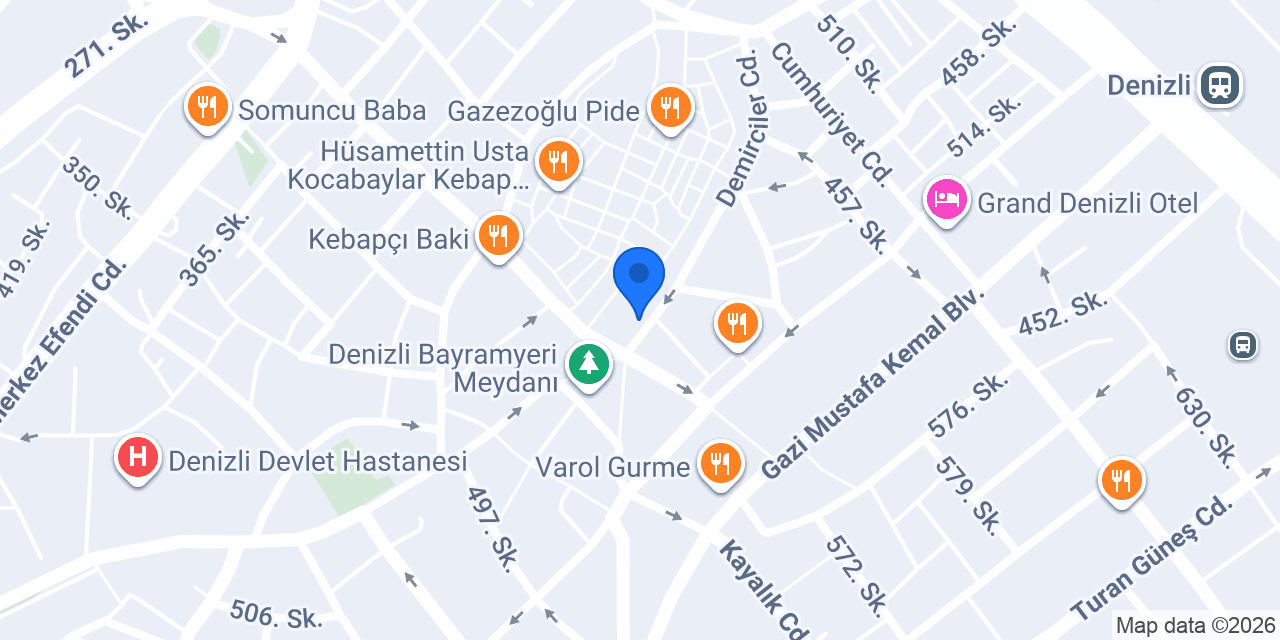 Ptt Çarşı şubesi konumu