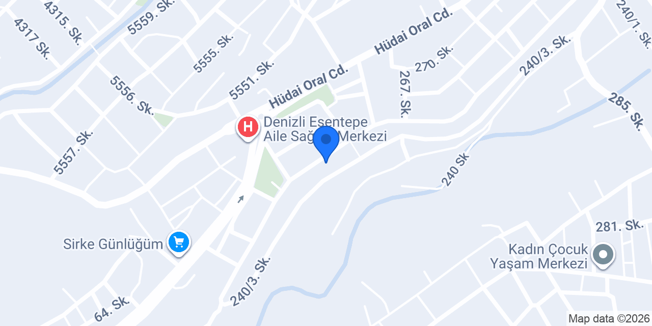 Denizli Melodi Bayan Kuaförü konumu