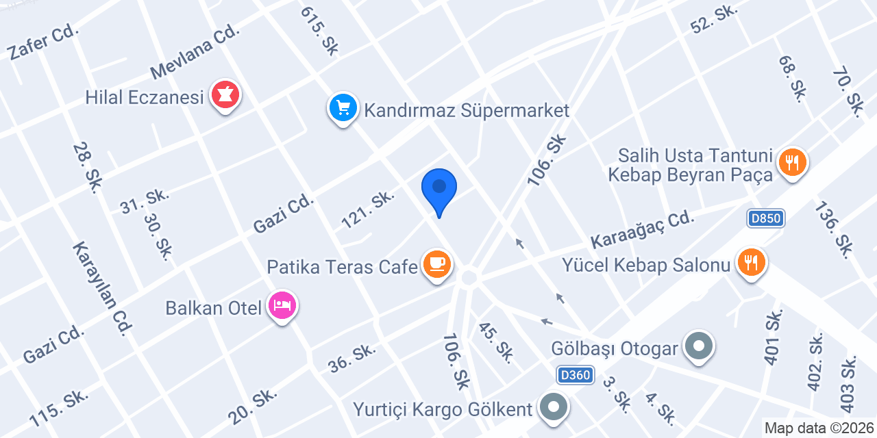 Diş Hekimi Hakan KANDIRMAZ konumu