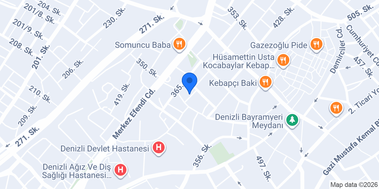 Yılmaz Tekstil konumu