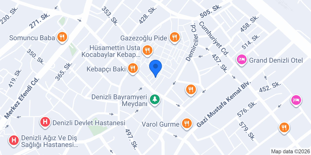 Yener Mücevher konumu