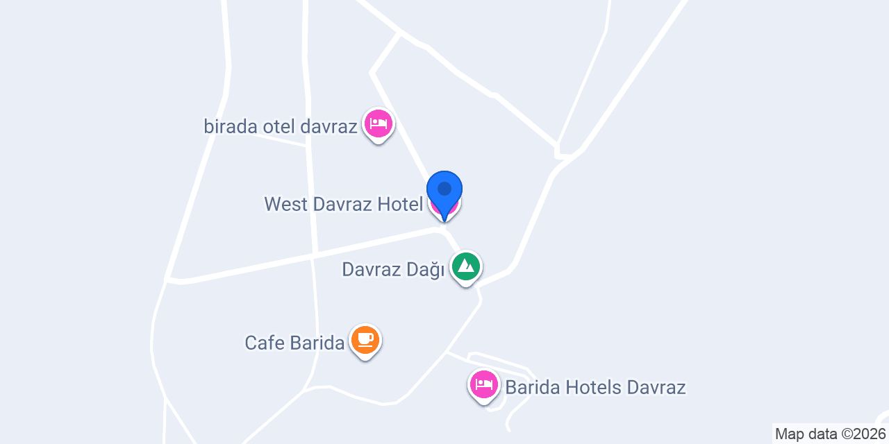 West Davraz Hotel konumu