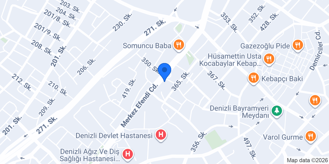 Denizli Cam Filmi konumu