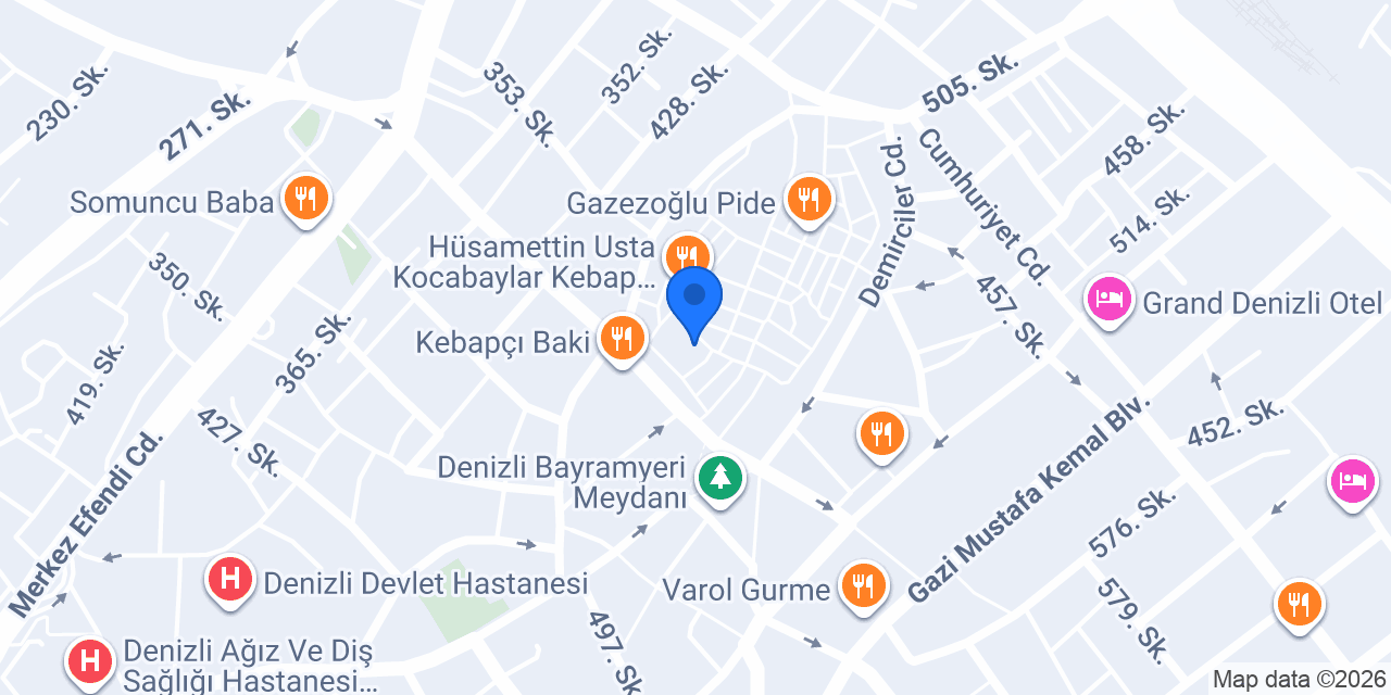 Terzi Muzaffer konumu