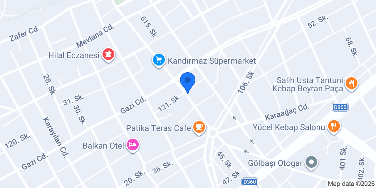 AVUKAT GÜL ŞAHİN konumu