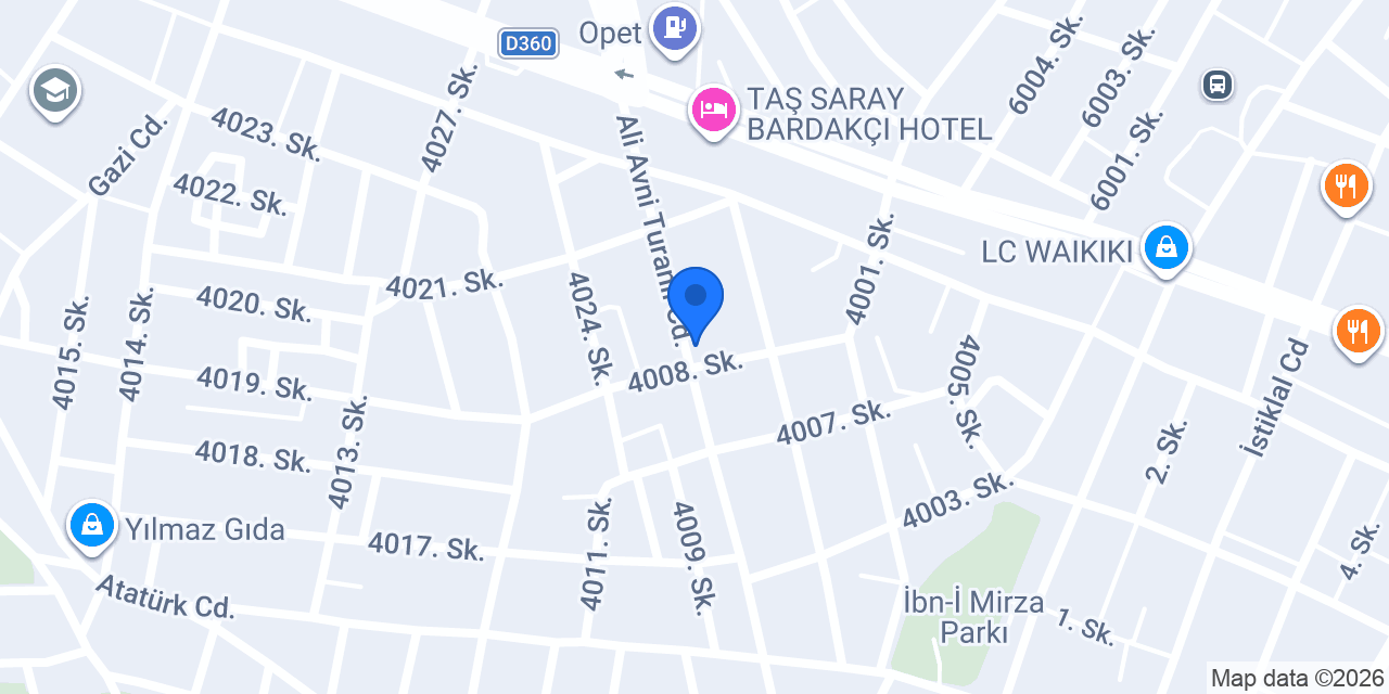 Eski Kahta Kale Pansiyonu konumu