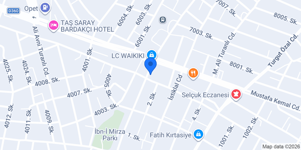 CADDE TANTUNİ konumu