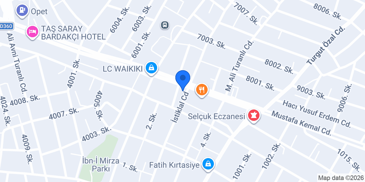 Boğaziçi Restoran konumu