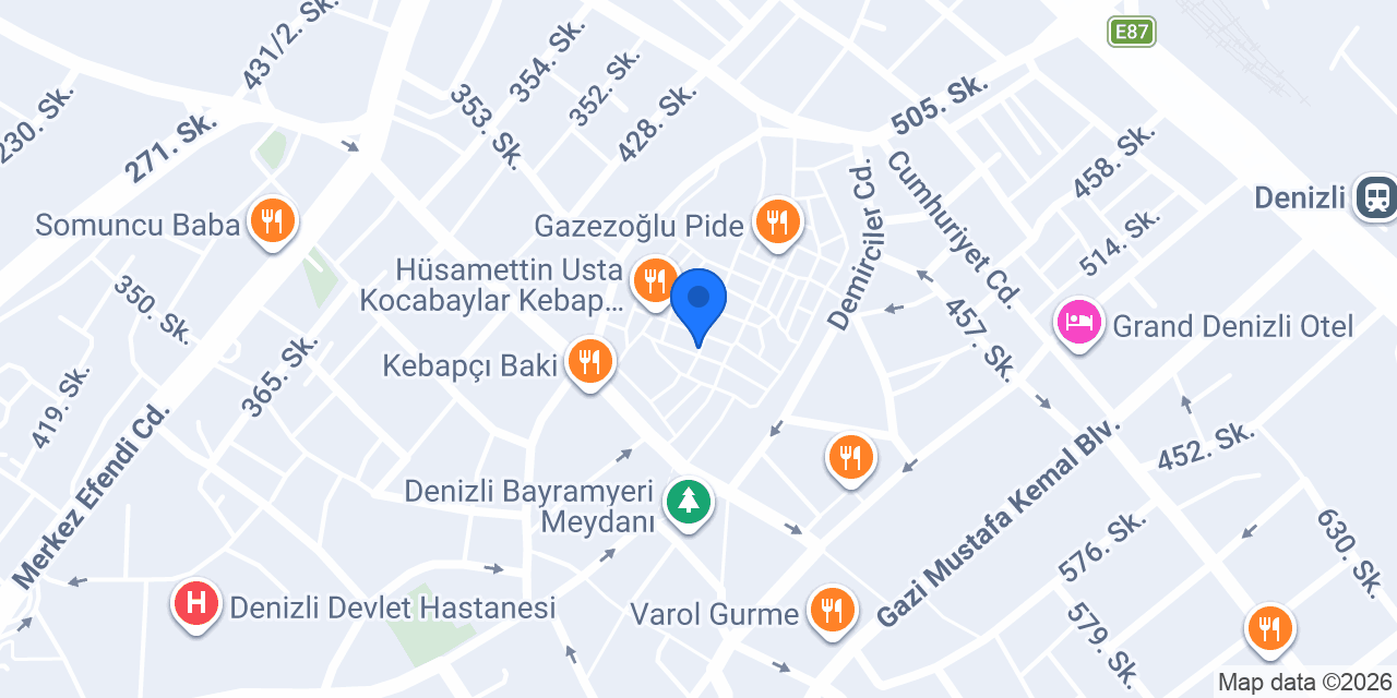 MAHIR GİYİM konumu