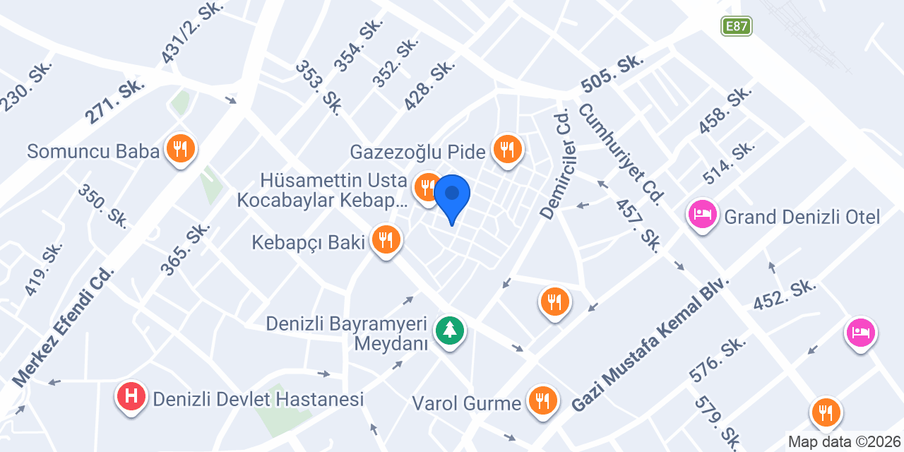 SEDA KINA DENİZLİ konumu