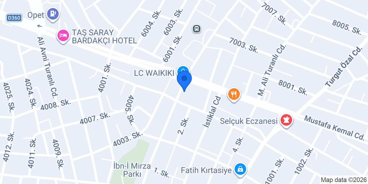 Damla Gıda konumu