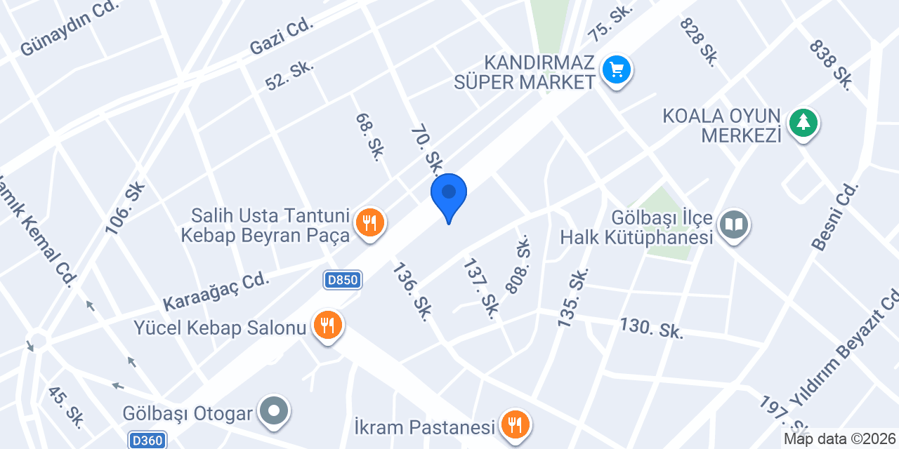 Erçıktı Hukuk Bürosu konumu