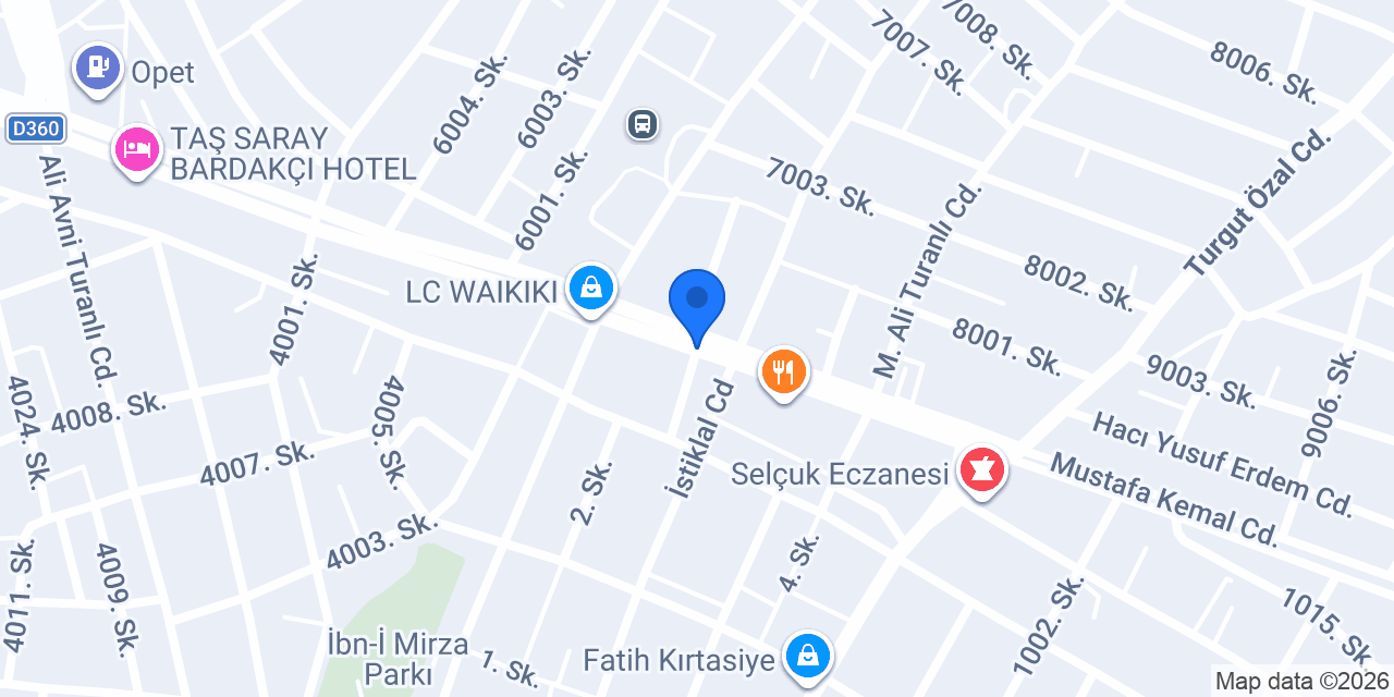 Zana Erkek Kuaförü konumu