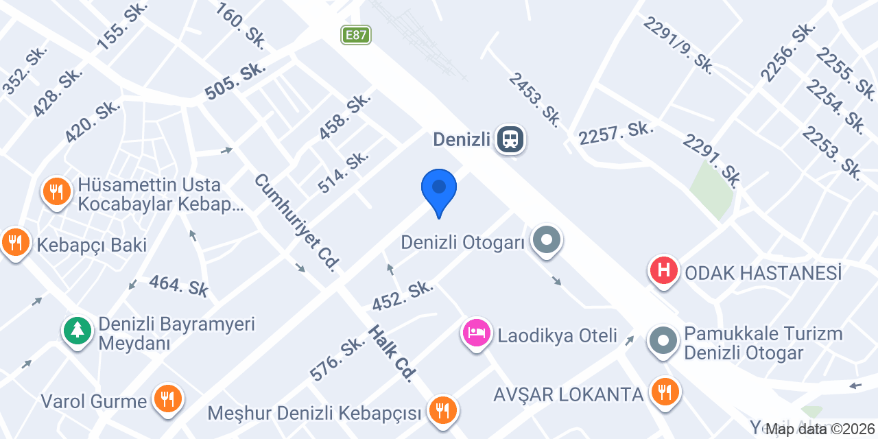 Grand Keskin Hotel konumu