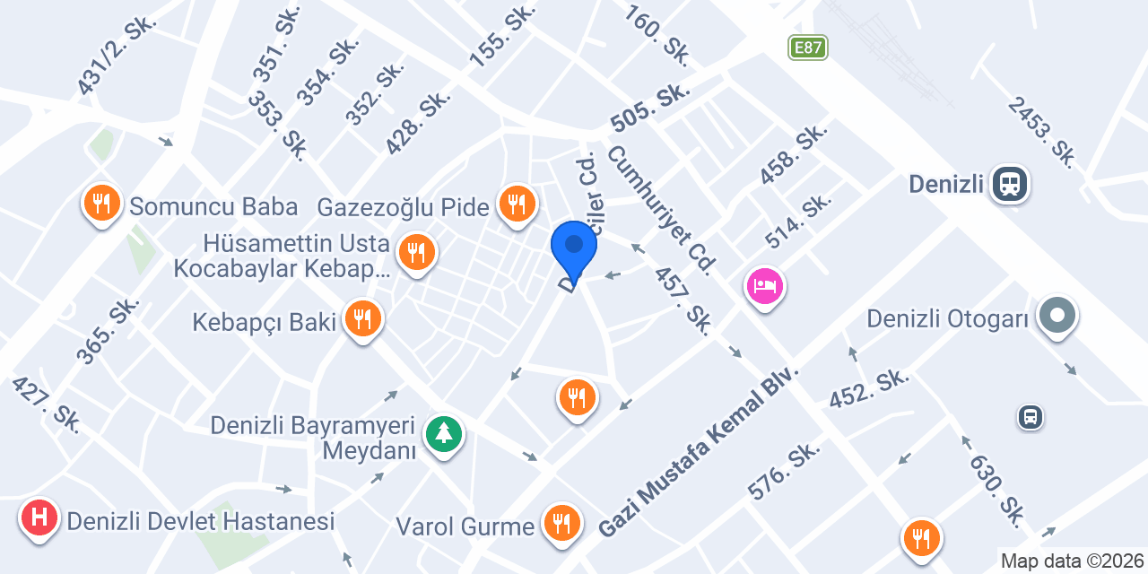 Hataylı Ciğerci Yücel Usta konumu